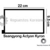 Filtro Aire Acondicionado Antipolen Ssangyong Actyon Kyron Homologado