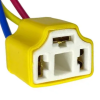 CONECTOR BOMBILLO H4 LOZA ENCAUCHET+CABLES